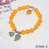 Natural Stone Bracelet Rhodolites Opal Topazs Alloy Pendant Woman Banquet