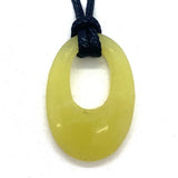 Natural Stone Egg Pendant Agate Necklace 25x35mm Charm Crystal Jewelry