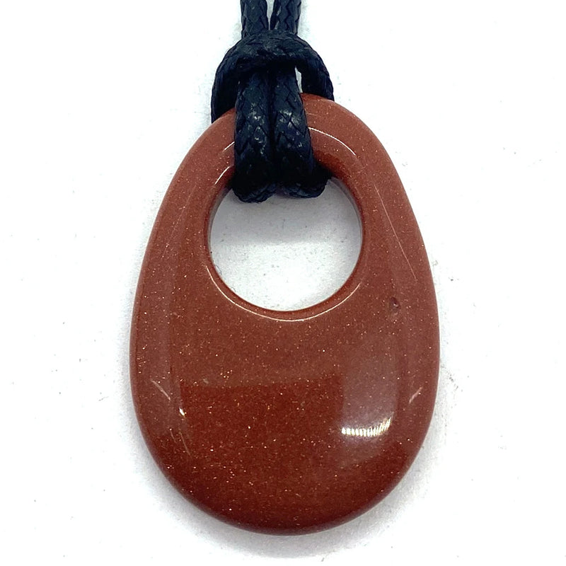 Natural Stone Egg Pendant Agate Necklace 25x35mm Charm Crystal Jewelry