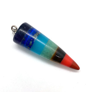 Chakra Charm Pendulum Pendant for DIY Jewelry Making