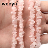 Pink Crystal Gravel for Pendant Bracelet Necklace Earring