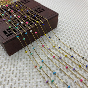 Oil Drop Wheel Chain Charm Jewelry Making DIY Earrings Necklace Brace