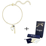 Bright Crystal Perfume Charm Bracelet for Women