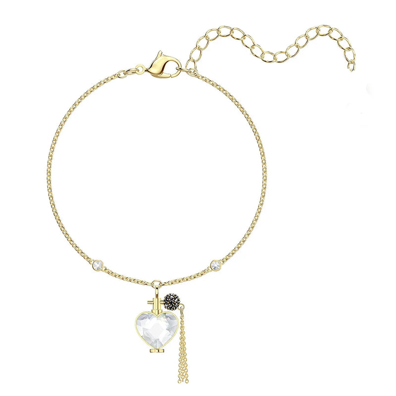 Bright Crystal Perfume Charm Bracelet for Women