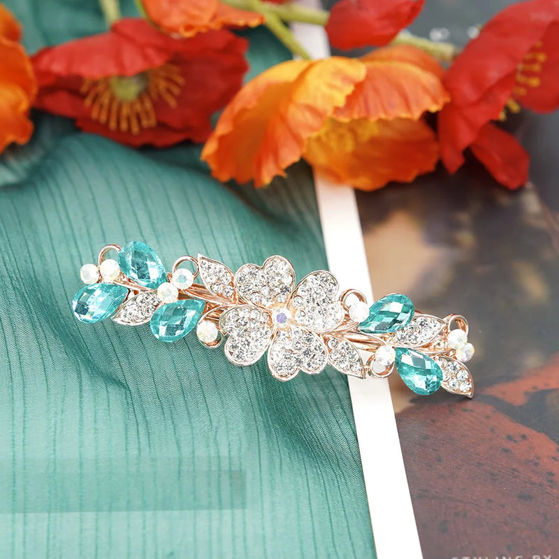 Spring Rhinestone Headdress Boutique Hairpin For Women