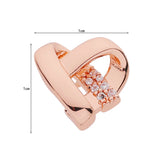 14k Real Micro Heart Tassel Earring for Girls