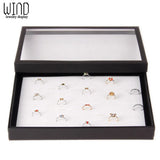 Ring Display Tray Jewelry Earrings Storage Box