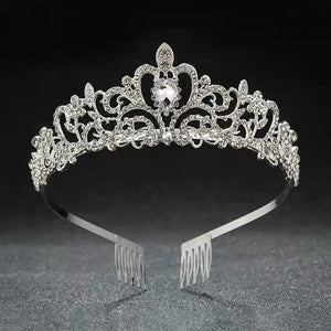 Crystal Tiara Crown Headband for Girls