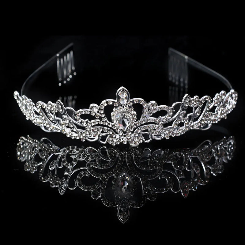 Crystal Tiara Crown Headband for Girls
