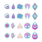 Rainbow Leaf Stainless Steel Charms Pendants for DIY Jewelry Making