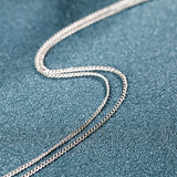 925 Silver Round Ceramic Pendant Necklace for Women Wedding