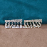 Rhinestone Tassel Brooch Pin
