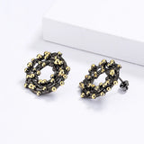 Rice Beads Earrings Circle Geometric Earrings Cocktail Party Jewelry
