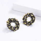 Rice Beads Earrings Circle Geometric Earrings Cocktail Party Jewelry