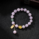 Lavender Beaded Bracelet for Women Gift