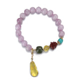 Lavender Beaded Bracelet for Women Gift