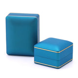 LED Light Jewelry Box with Frosted Texture Lacquer