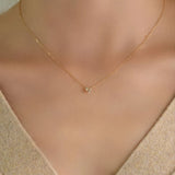 S925 Silver Zircon Collar Chain Sterling Silver Necklace