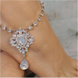 Bohemian Rhinestone Claw Foot Chain