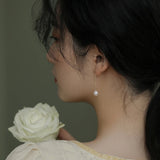 Natural Pearl Earrings for Women Long Pendant Jewelry Accessories