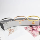 Forever Love Double Heart Bracelet Women's Titanium Steel Rose Bracelet
