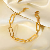 Stainless Steel Chain Bracelet 18k PVD Plating