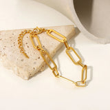 Stainless Steel Chain Bracelet 18k PVD Plating