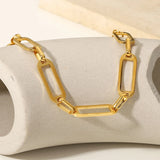Stainless Steel Chain Bracelet 18k PVD Plating