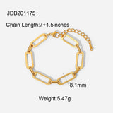 Stainless Steel Chain Bracelet 18k PVD Plating