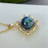 Pendant Mount Base for 8-9mm Pearls Stones Beads