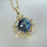 Pendant Mount Base for 8-9mm Pearls Stones Beads
