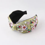 Cloth Headband with Rhinestones for Ladies Party Hair