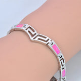 Pink Opal Women's Luck Charm Bracelet BNT171011001