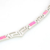 Pink Opal Women's Luck Charm Bracelet BNT171011001