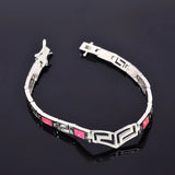Pink Opal Women's Luck Charm Bracelet BNT171011001