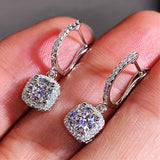 Romantic Zircon Earrings, All-Match Jewelry