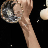 Zircon Circles Interlocking Bracelets S925 Silver Bracelet Women Jewelry