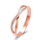 Zircon Bracelet & Stainless Steel Woman Bangle Plated Jewelry