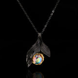Mermaid Tail 925 Silver Pendant Necklace Women