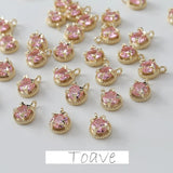 Small Zircon Pendant Necklace Bracelet Earrings DIY Pearl Accessories