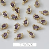 Small Zircon Pendant Necklace Bracelet Earrings DIY Pearl Accessories