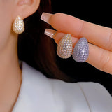 Zircon Doudou 925 Silver Earrings