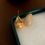 Zircon Doudou 925 Silver Earrings