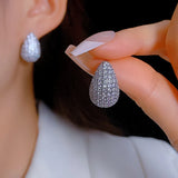 Zircon Doudou 925 Silver Earrings