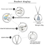Christmas Tree Aromatherapy Pendant Necklace for Men and Women