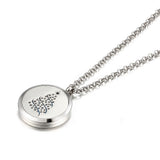 Christmas Tree Aromatherapy Pendant Necklace for Men and Women
