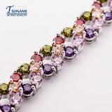 Bride Zircon Bracelets Set SL-008