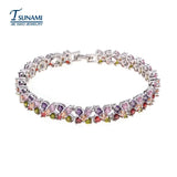 Bride Zircon Bracelets Set SL-008