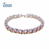 Bride Zircon Bracelets Set SL-008