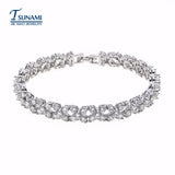 Bride Zircon Bracelets Set SL-008